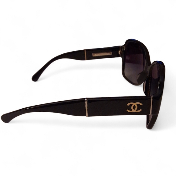 Chanel 5330-Q Quilted Black Sunglasses Gradient Lens With Case main image 4